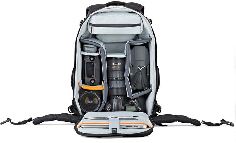 Lowepro Flipside 500 AW II Removable internal dividers keep your gear organized (contents not included) 
