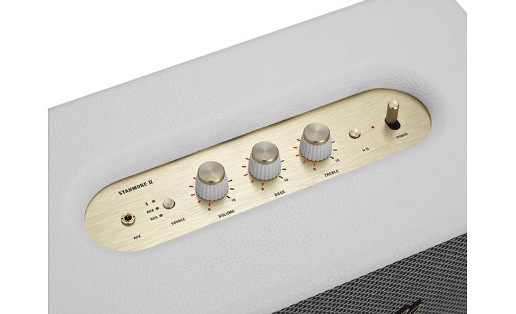Marshall Stanmore II Bluetooth® White - top-mounted control buttons