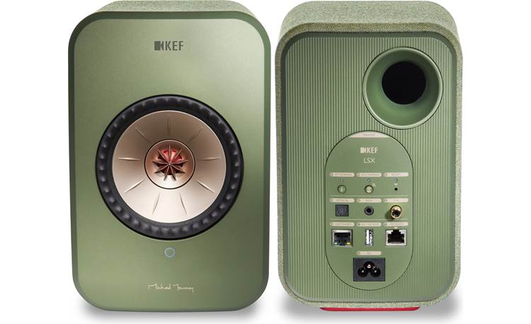 KEF LSX Convenient inputs and outputs on the right-hand speaker