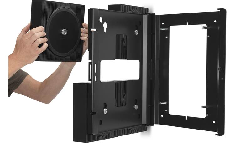 Flexson Wall Mount Hinged design allows easy rear access to all 4 units