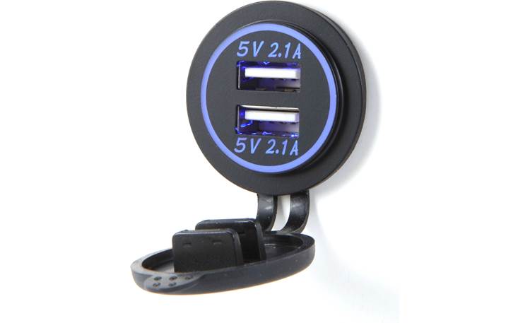 Accele USBR12V2L Add two USB charging ports in your vehicle