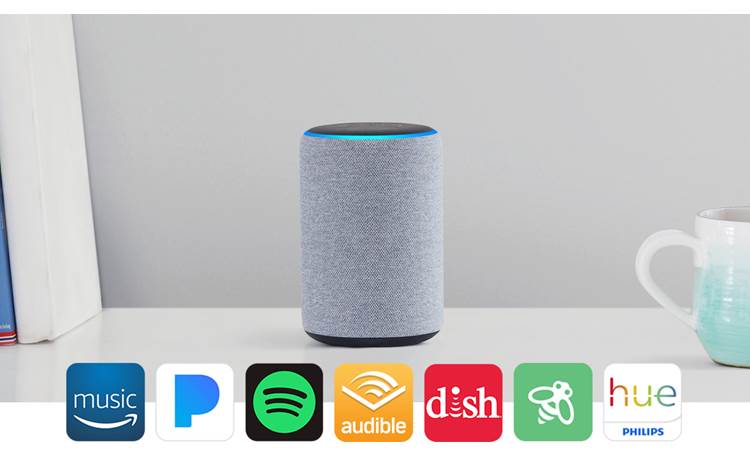 Amazon Echo Plus (2nd Generation) Gray - compatible with a growing number of products and services