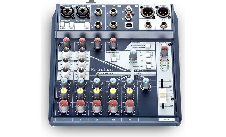 Harman Home Recording Bundle Soundcraft's Notepad-8FX mixer doubles as a USB audio  interface