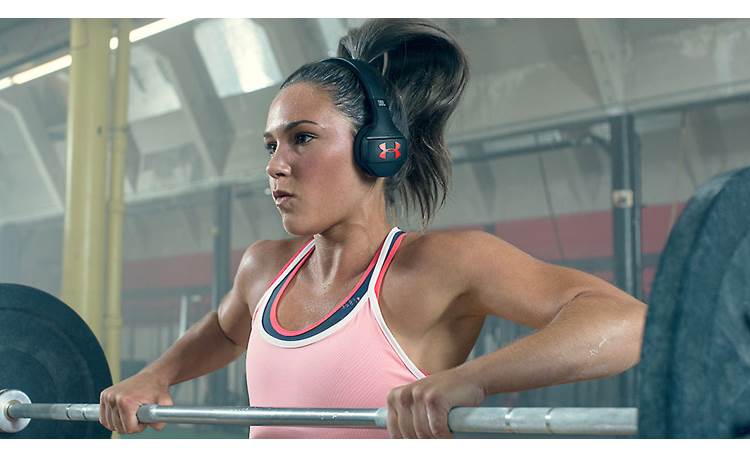 Under Armour® Sport Wireless Train — Engineered by JBL Lightweight and form-fitting on-ear headphones
