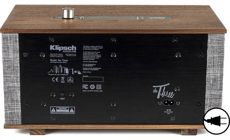 næse Døde i verden Skrivemaskine Klipsch The Three with Google Assistant (Walnut) Wireless powered speaker  system with Bluetooth®, Google Assistant and Chromecast built-in at  Crutchfield