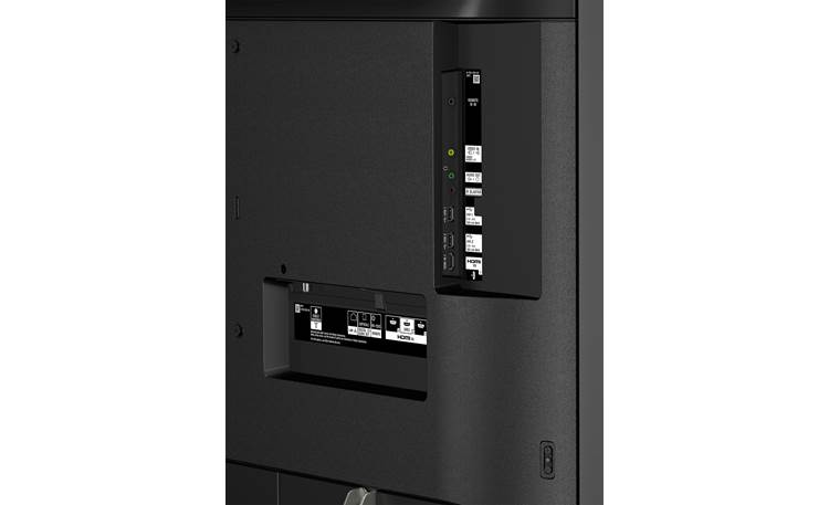 Sony XBR-65X900F Back (side-facing A/V connections)