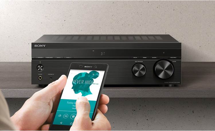 Sony STR-DH190 Bluetooth® Standby lets you activate the receiver and stream music from your paired smartphone