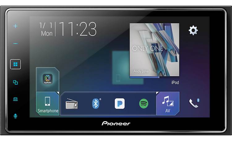 Pioneer MVH-1400NEX Pioneer gives you lots of music options including high-res music playback