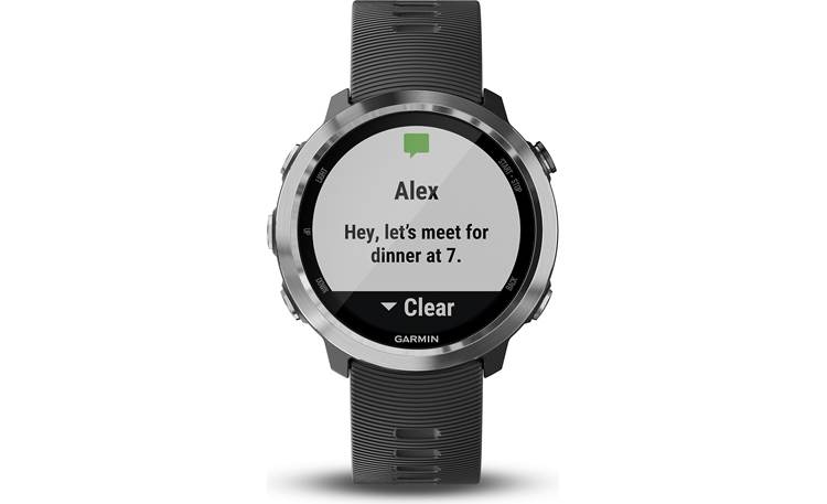garmin forerunner 645 text messages