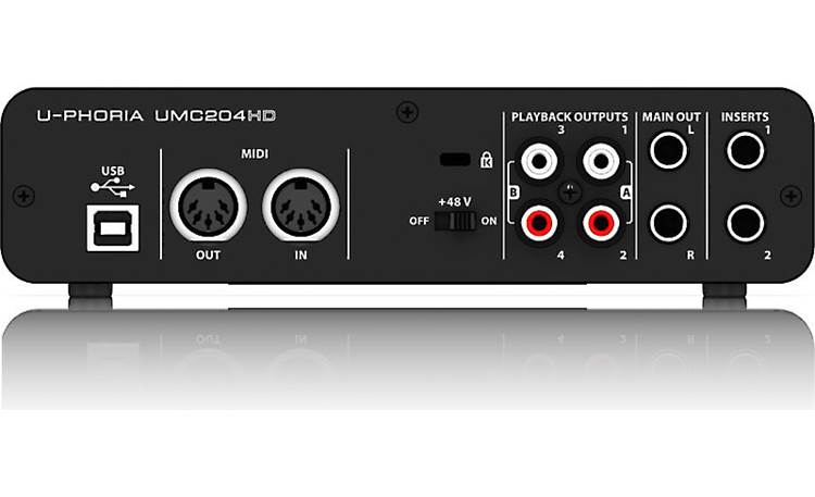 Behringer U-Phoria UMC204HD USB 2.0 audio interface for Mac