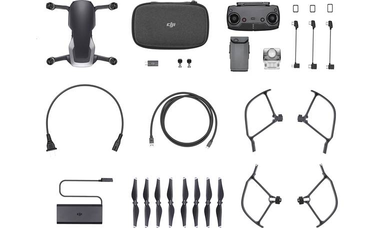DJI Mavic Air Shown with included accessories