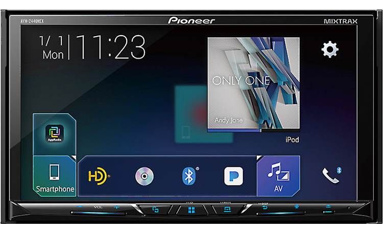 Pioneer AVH-2440NEX The AVH-2440NEX works with Apple CarPlay and Android Auto
