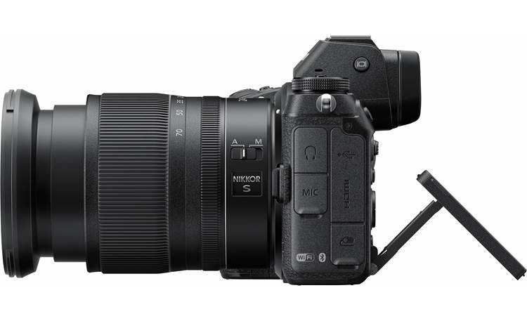 Nikon Z 6 Filmmaker's Kit Right side view, with touchscreen tilted upward