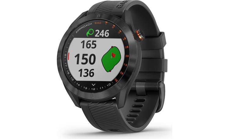 Garmin Approach® S40 (Black) Golf GPS watch — covers over 41,000