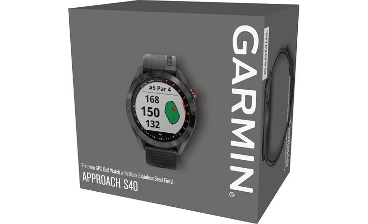 Rodet Klemme Penelope Garmin Approach® S40 (Black) Golf GPS watch — covers over 41,000 courses  worldwide at Crutchfield
