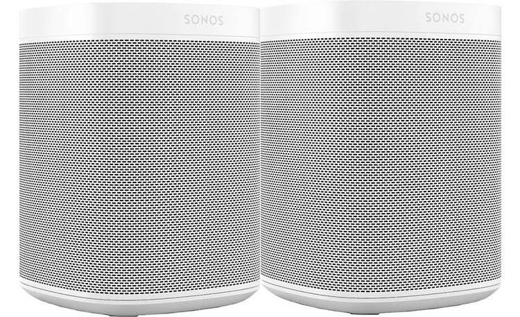 politiker fire gange smøre Sonos One 2-pack (White) Two wireless streaming smart speakers with  built-in Amazon Alexa, Google Assistant, and Apple AirPlay® 2 at Crutchfield