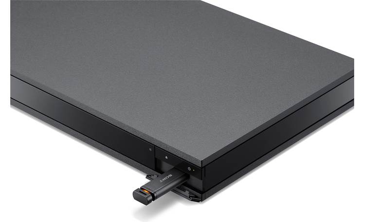 Sony UBP-X800M2 Front-panel USB port can play high-resolution digital music files from a thumb drive (not included)