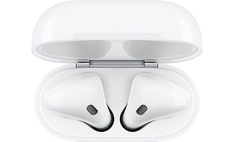 Apple AirPods® (2nd Generation) Standard carrying case banks 24 hours of power to recharge AirPods