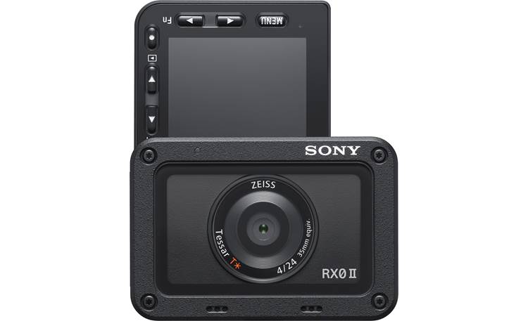 Sony RX0 II Shown with tilting LCD monitor facing forward