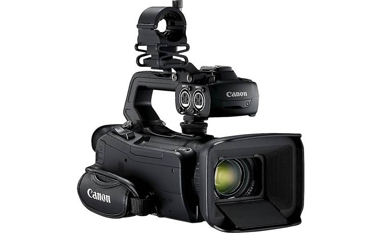 Canon XA50 Handle unit also includes dual XLR balanced audio inputs