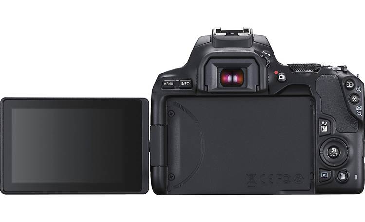 Canon EOS Rebel SL3 (no lens included) Back, with touchscreen rotated out