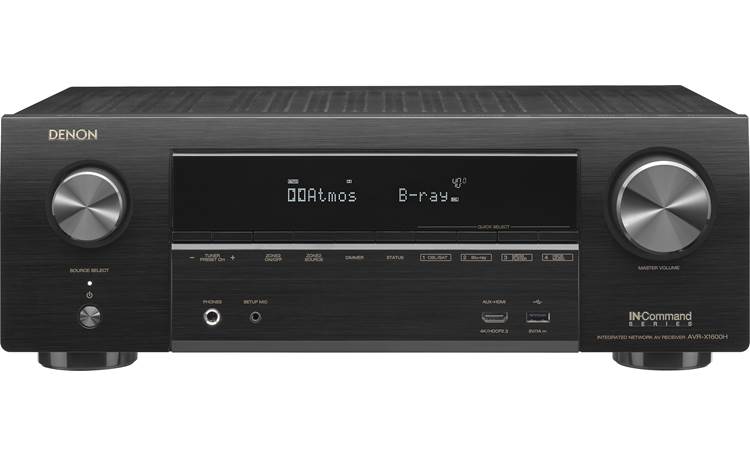 Denon AVR-X1600H 7.2-channel home theater receiver with Wi-Fi 