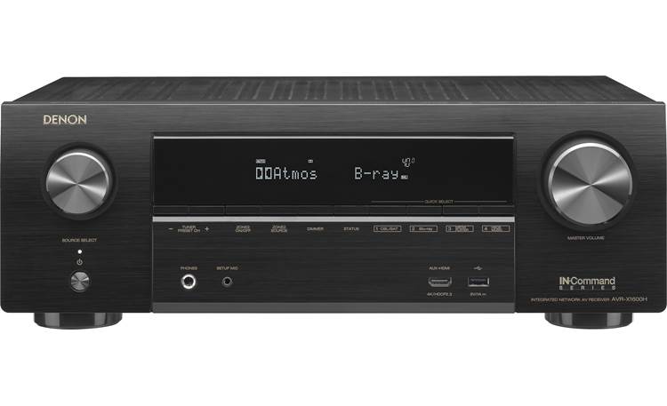 Denon AVR-X1600H 7.2-channel home theater receiver with Wi