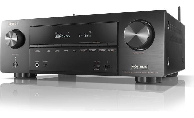 Denon AVR-X1600H Angled front view