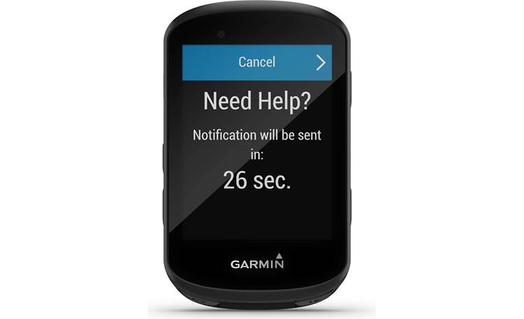 Garmin Edge 530 Mountain Bike Bundle Incident detection and assistance features. 