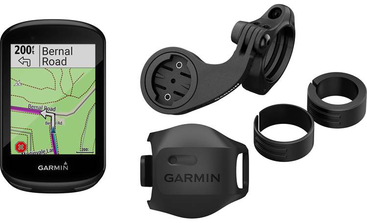 Garmin Edge 830 GPS Cycling Computer w Garmin Red Silicone Case and sensors 