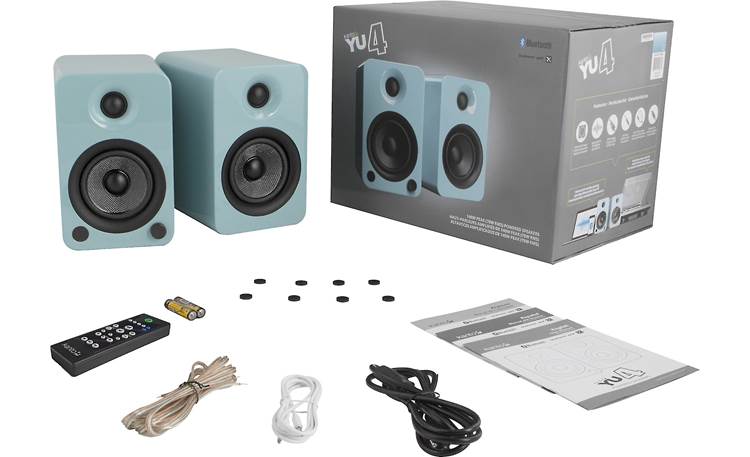 yu-4 Kanto YU4 & YU6 powered stereo speakers with Bluetooth