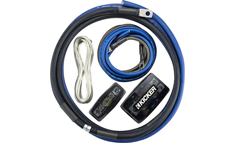 Kicker 46PKD4 Amp Wiring Kit 4-gauge dual amplifier power wiring kit