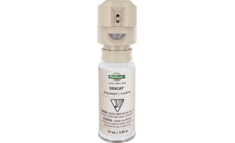 PetSafe SSSCAT® Unscented Replacement Can Shown with SSSCAT Spray Deterrent nozzle (sold separately)
