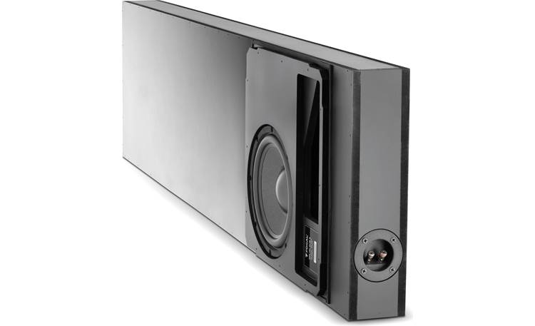 Focal IWSUB8 In-wall Bass Package Sub enclosure shown from side with grille off