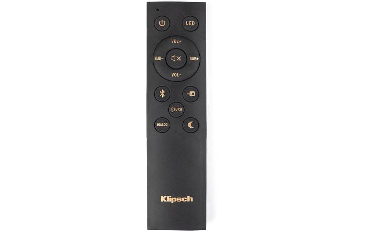 Klipsch Bar 40 Remote offers independent subwoofer volume control