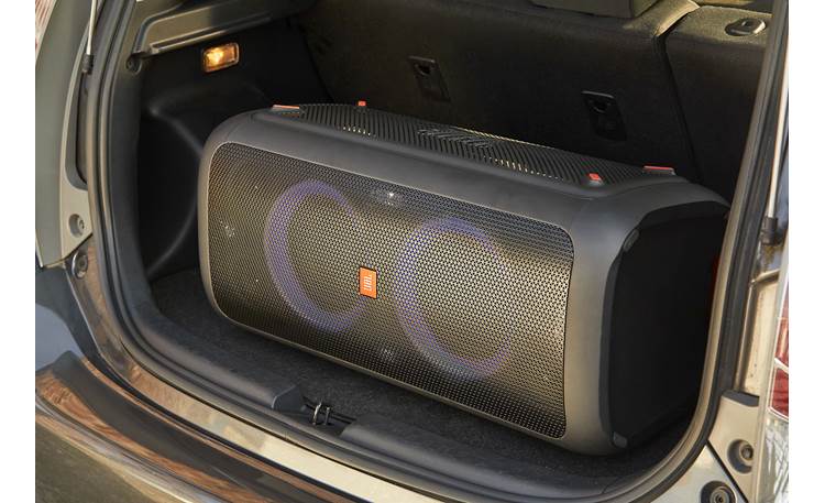 JBL PartyBox 300 Portable Bluetooth® speaker with light display at
