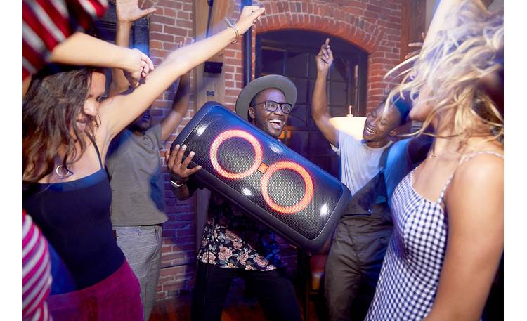 JBL PartyBox  Portable Bluetooth® speaker with light display at