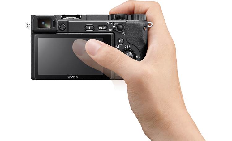 Sony Alpha a6400 (no lens included) Touch the LCD screen to focus, even with your eye to the viewfinder
