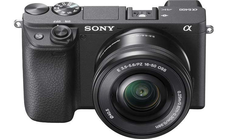 Sony Alpha a6400 Kit Angled front view