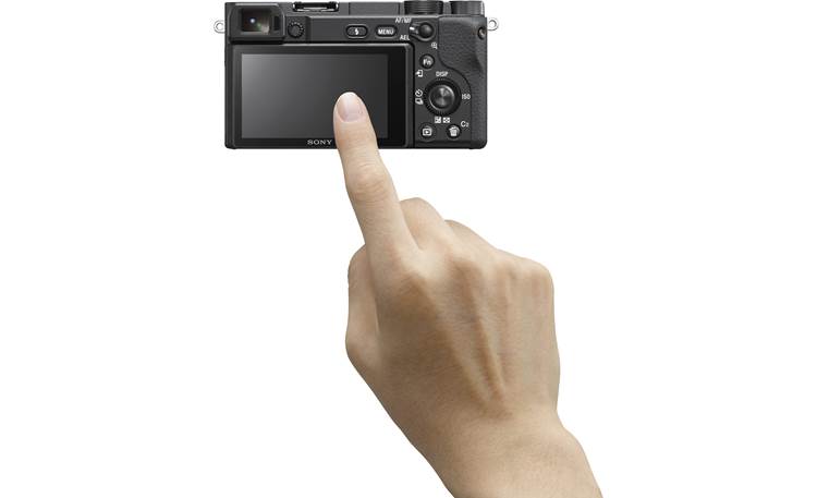 Sony Alpha a6400 Kit Touch the LCD screen to focus, even with your eye to the viewfinder