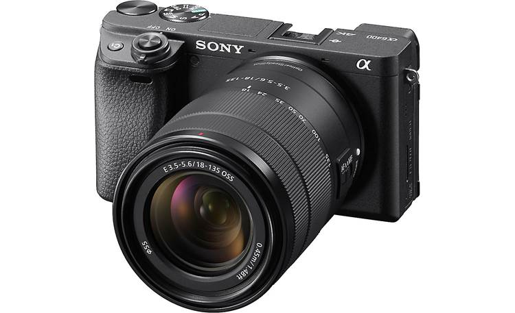 output Kruik Voorzitter Sony Alpha a6400 Telephoto Lens Kit 24.2-megapixel APS-C sensor mirrorless  camera with built-in Wi-Fi® and 18-135mm zoom lens at Crutchfield