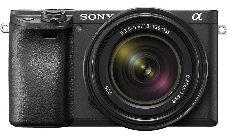 Sony Alpha a6400 Telephoto Lens Kit Front, straight-on
