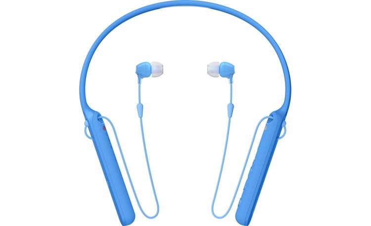 Sony WI-C400 (Blue) Wireless in-ear neckband headphones at Crutchfield