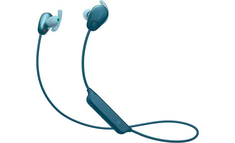 Sony Wi Sp600n Sports Wireless Blue Noise Canceling Bluetooth In Ear Headphones At Crutchfield