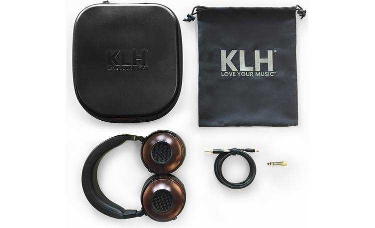 KLH Ultimate One Includes carry case, pouch, 3.5mm cable, and 1/4