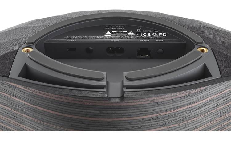 Bowers & Wilkins Formation Wedge Black - connections detail
