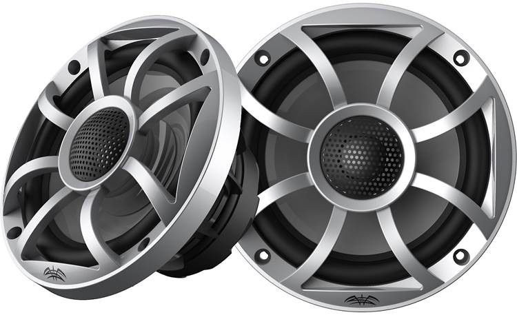 Wet Sounds Recon 5-S Silver grilles make these speakers a stylish addition