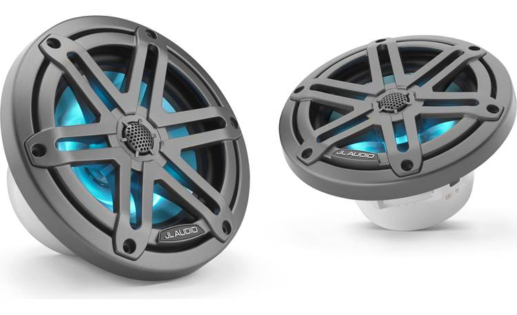 JL Audio M3-650X-S-GM-I JL Audio builds the tweeter into the grille of this LED-equipped speaker