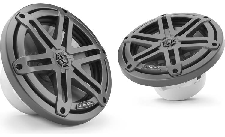 JL Audio M3-770X-S-Gm JL Audio builds the tweeter into this speaker's sport-style grille
