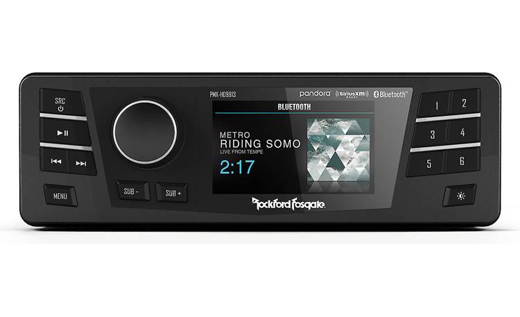 Allerede Thicken Match Rockford Fosgate PMX-HD9813 Digital media receiver for 1998-13  Harley-Davidson® motorcycles (does not play CDs) at Crutchfield